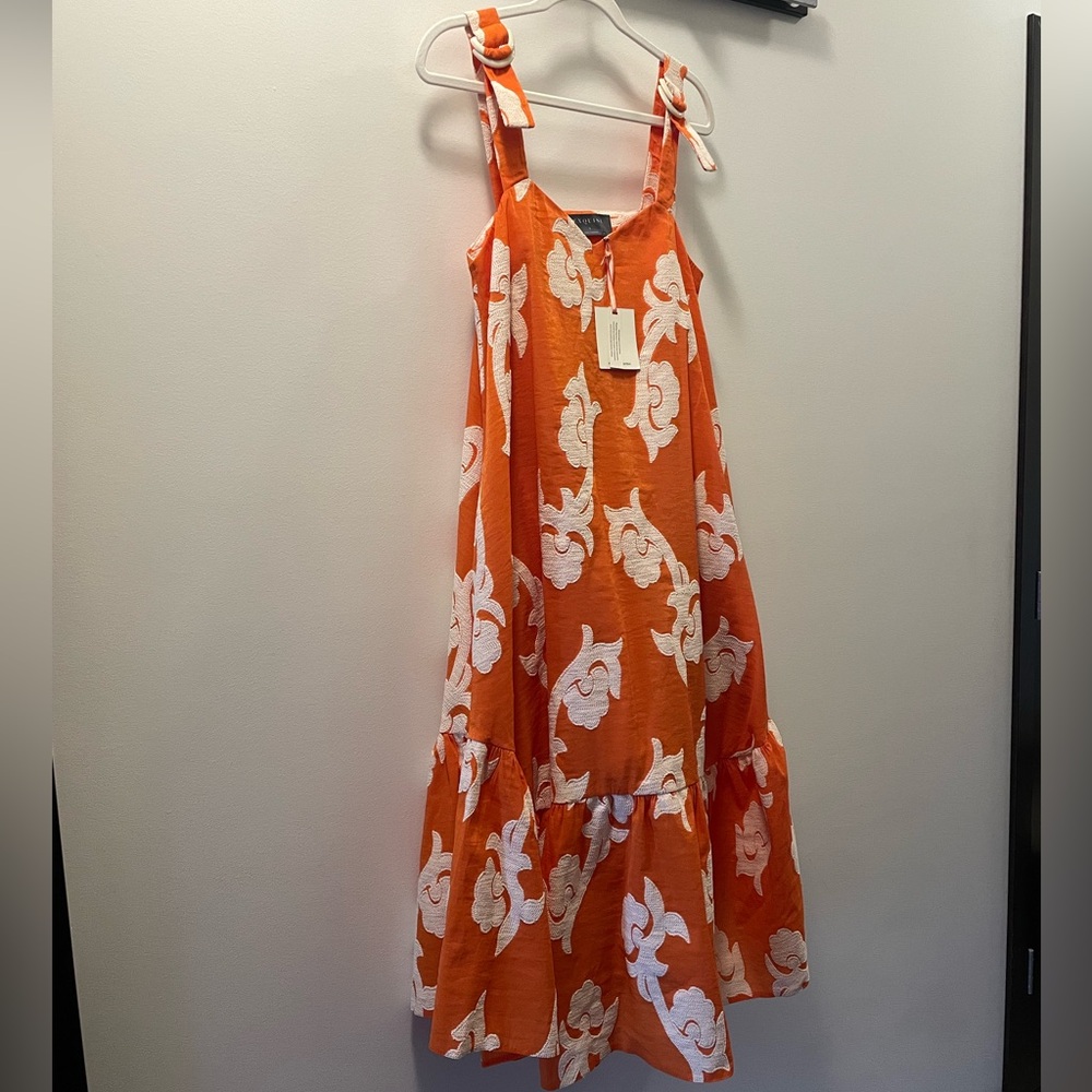 Anthropologie Exquise Phoebe Flounced Tiered Boho Dress, S